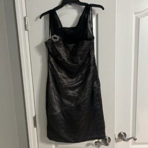 Night Way Women's Dress With Brooch Pin 8